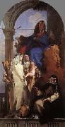 Giovanni Battista Tiepolo The Virgin Appearing to Dominican Saints oil painting reproduction